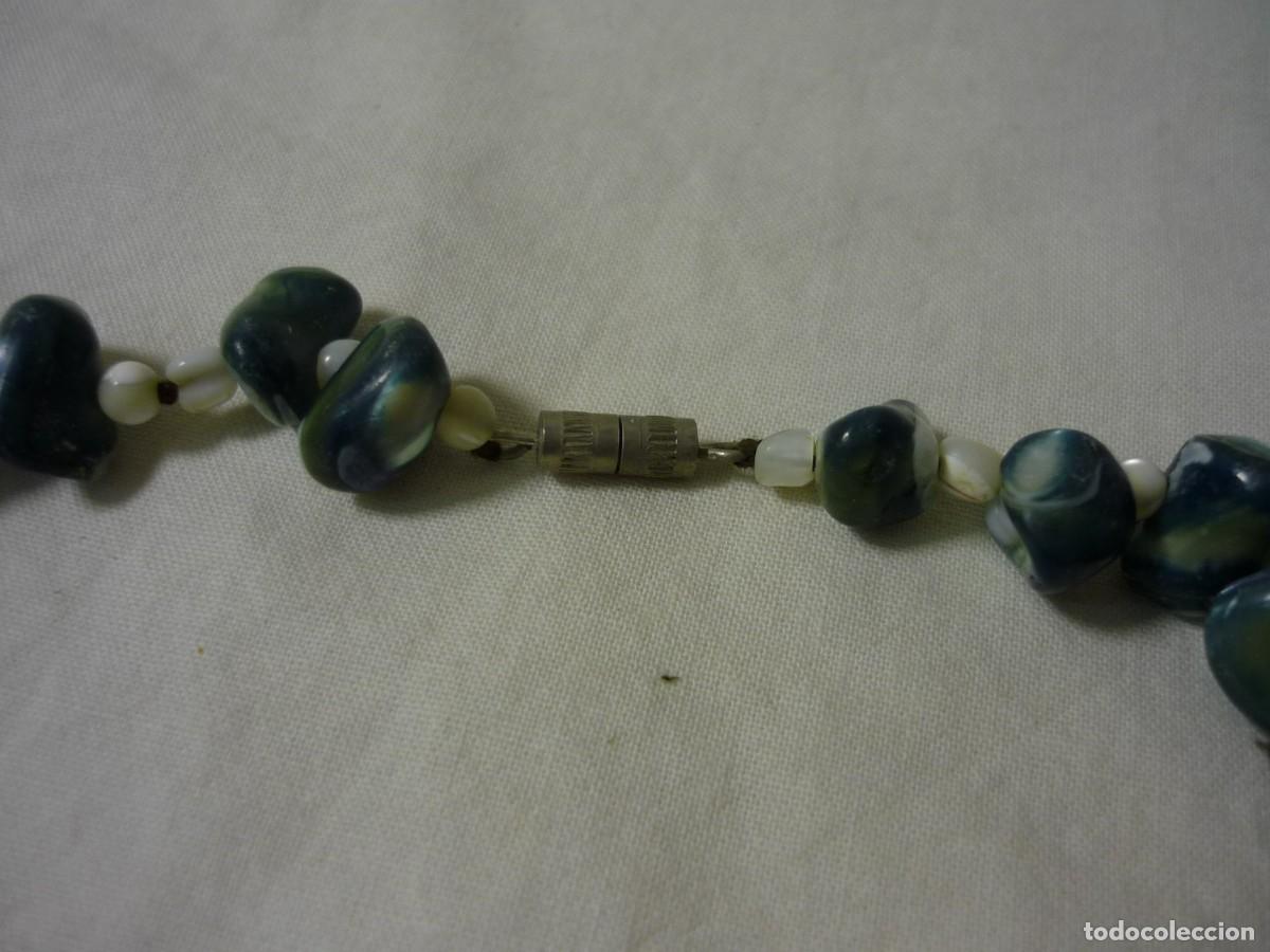 Joyeria: Collar de n&aacute;car madreperla verde - Foto 7