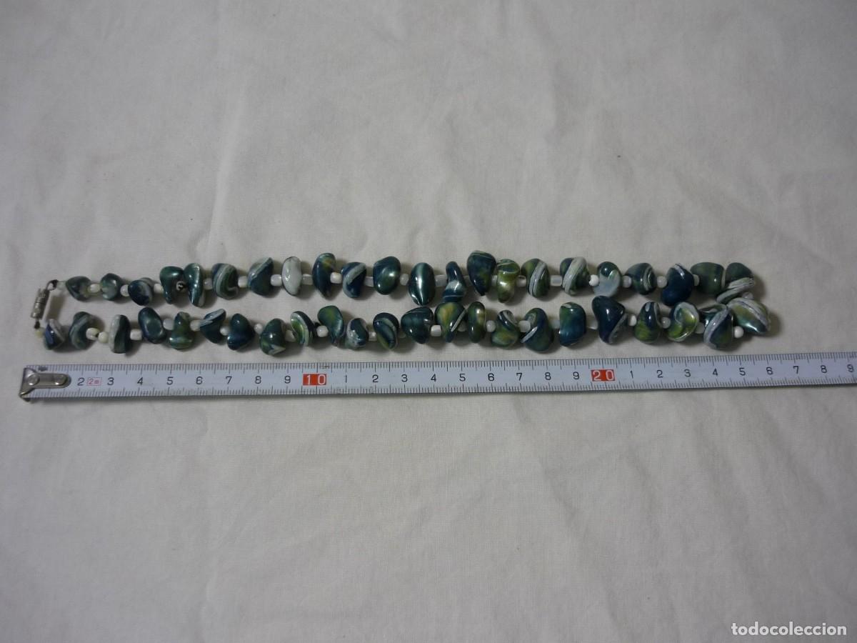 Joyeria: Collar de n&aacute;car madreperla verde - Foto 8