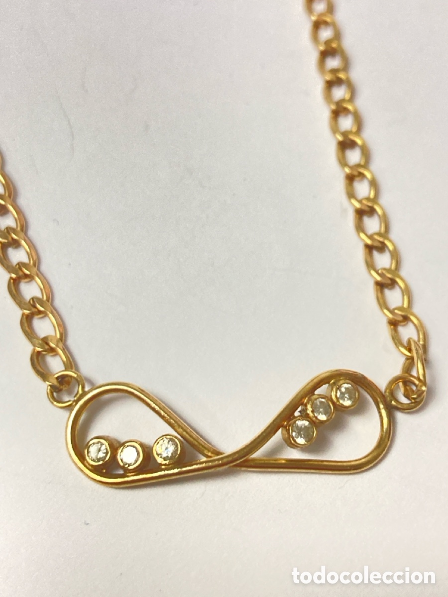Joyeria: Gargantilla chapada en oro /CC40 - Foto 4