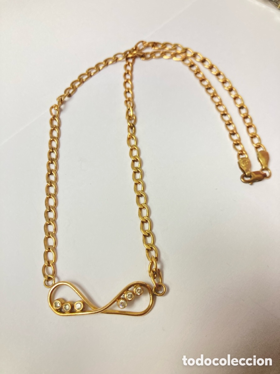 Joyeria: Gargantilla chapada en oro /CC40 - Foto 1