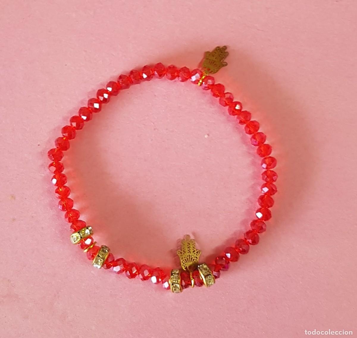 Joyeria: :::: CB11 - Pulsera elastica, piedras rojas - Foto 1