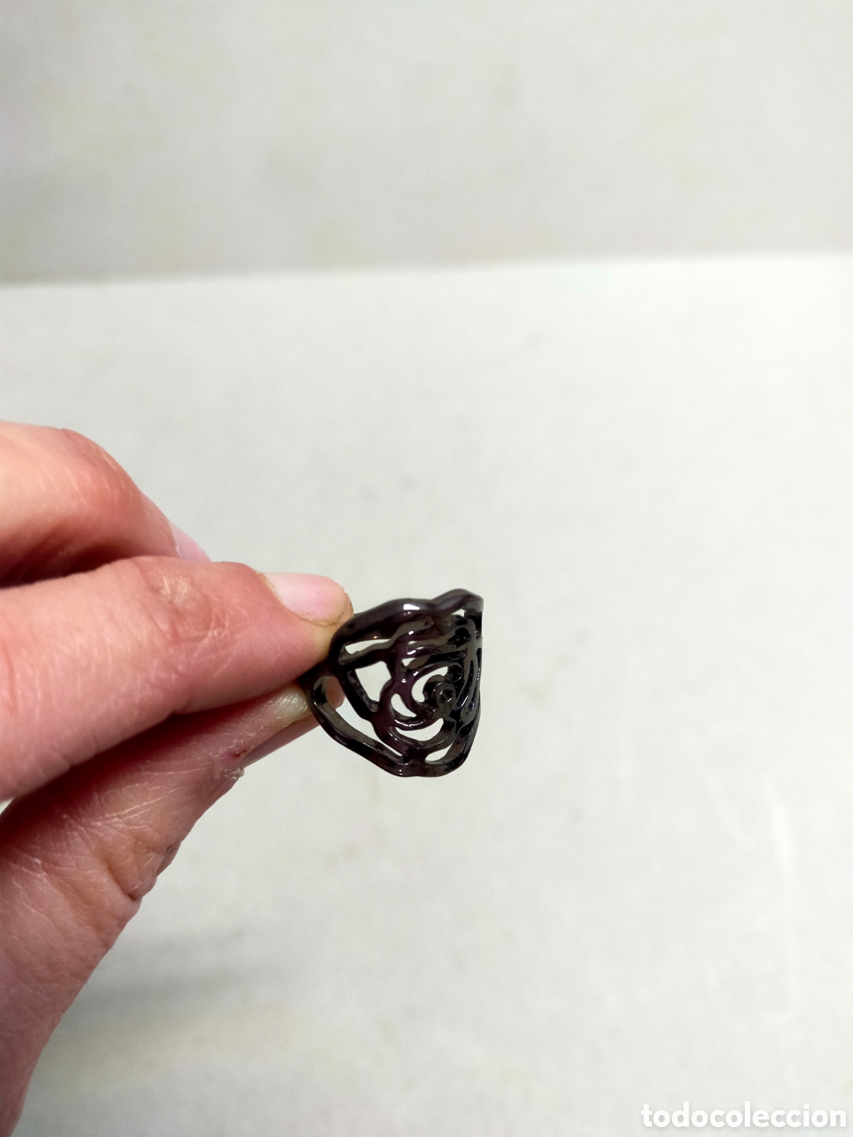 Joyeria: ANILLO DE METAL CON FORMA DE ROSA. - Foto 5