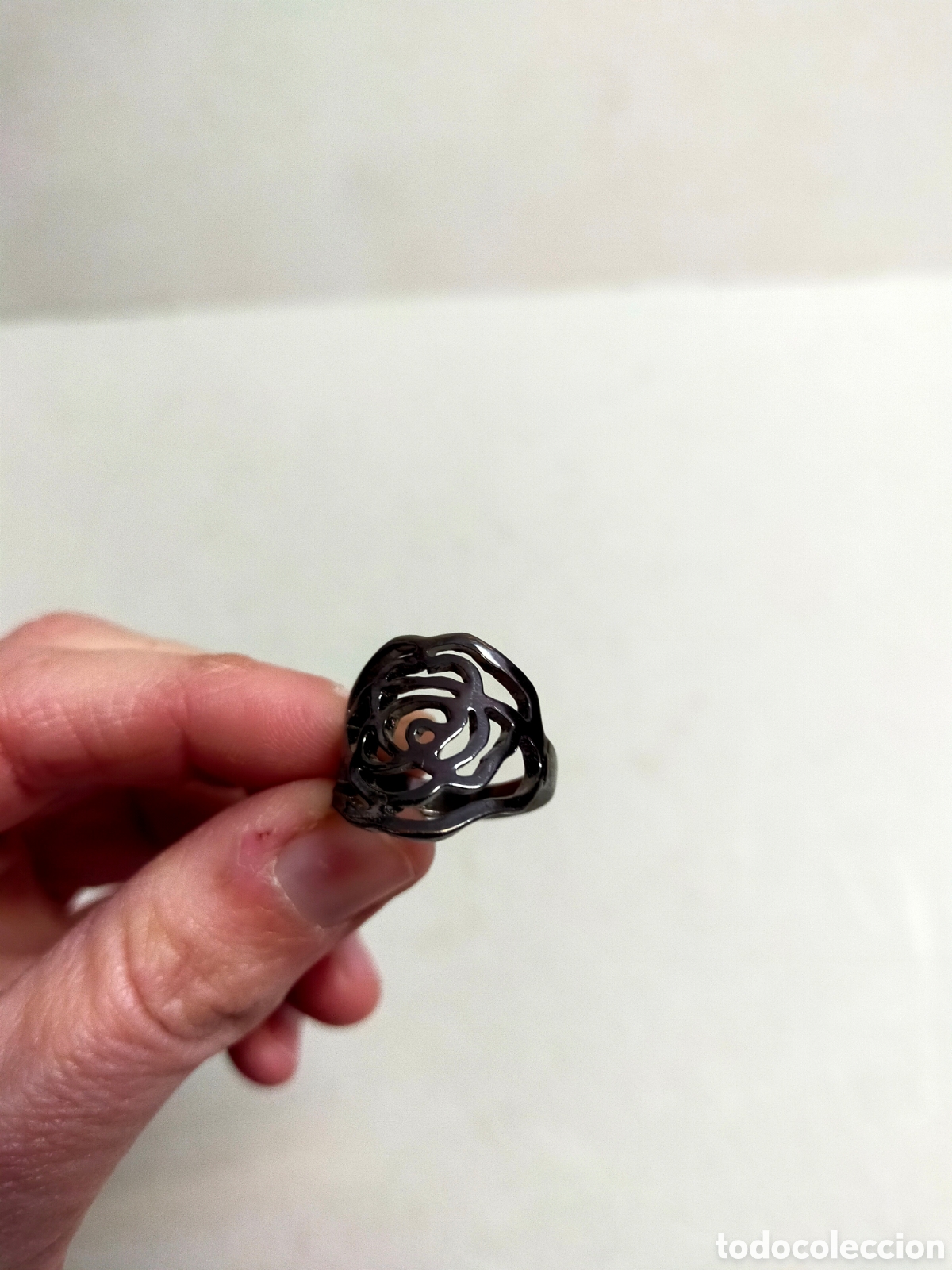 Joyeria: ANILLO DE METAL CON FORMA DE ROSA. - Foto 6