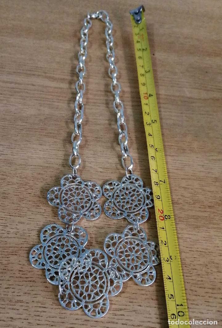 Joyeria: Collar plateado, bisuteria. - Foto 3