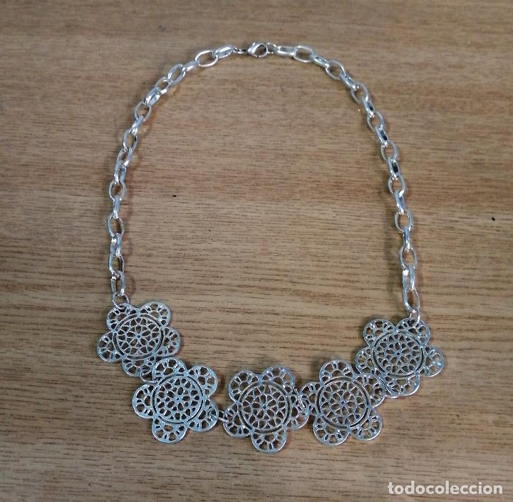Joyeria: Collar plateado, bisuteria. - Foto 4