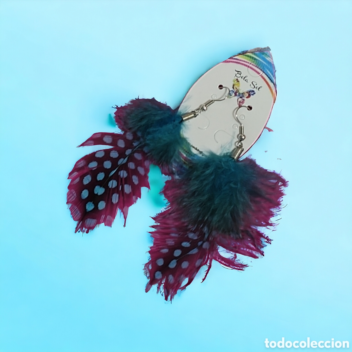 Joyeria: :::: V83 - PENDIENTES DE PLUMAS - Foto 1