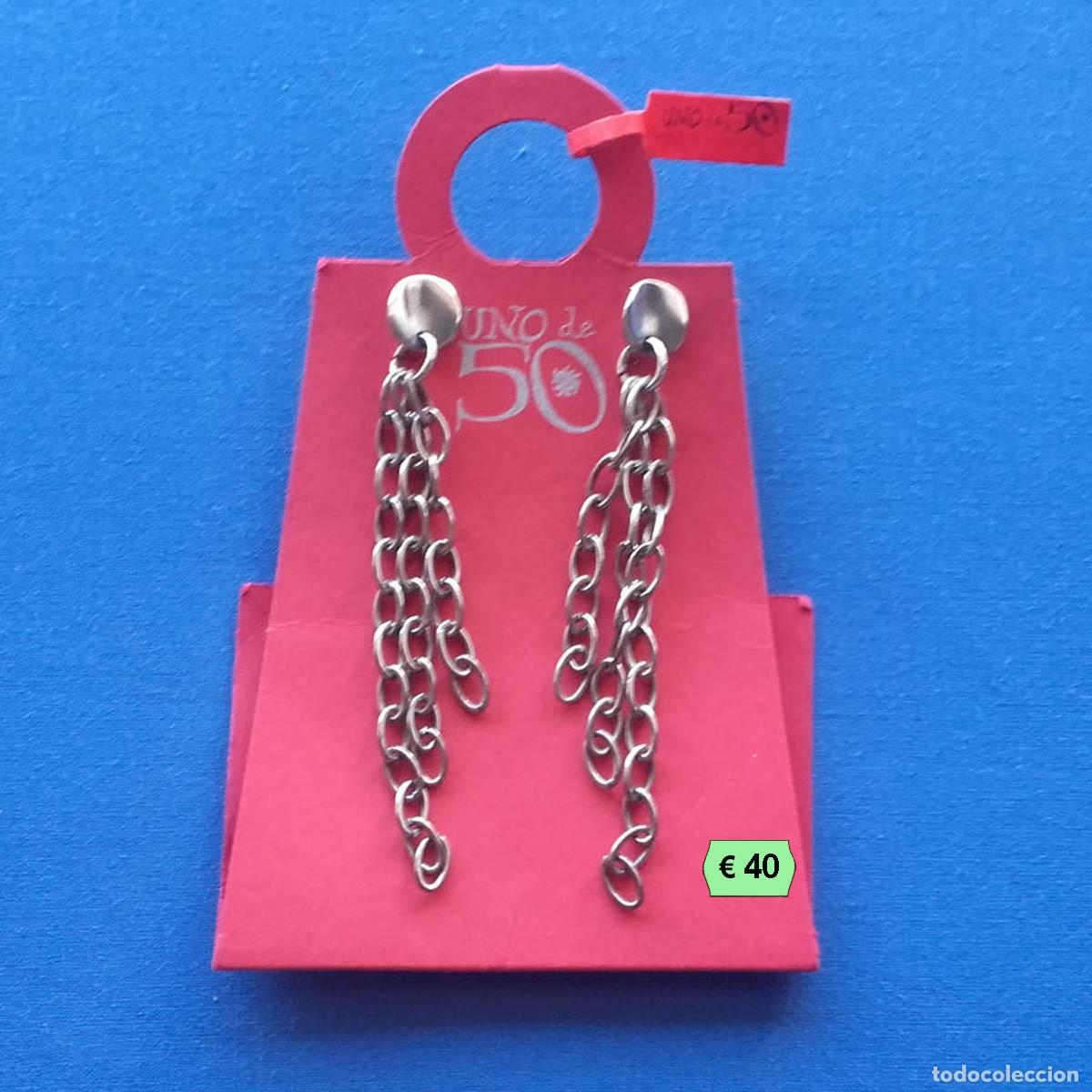 Joyeria: Pendientes marca Uno de 50. En tienda 40 &euro;, Sin usar - Foto 1
