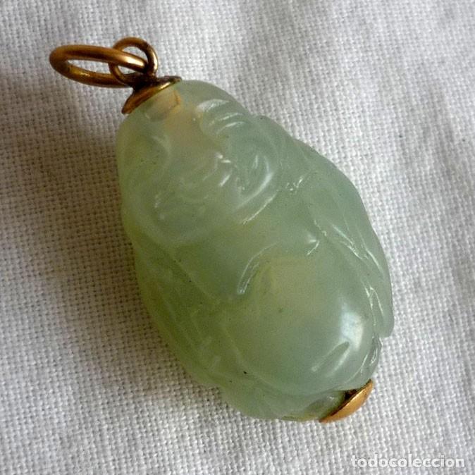 Joyeria: Colgante buda tallado en jade - Foto 1