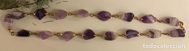 Joyeria: COLLAR DORADO Y AMATISTA - Foto 2