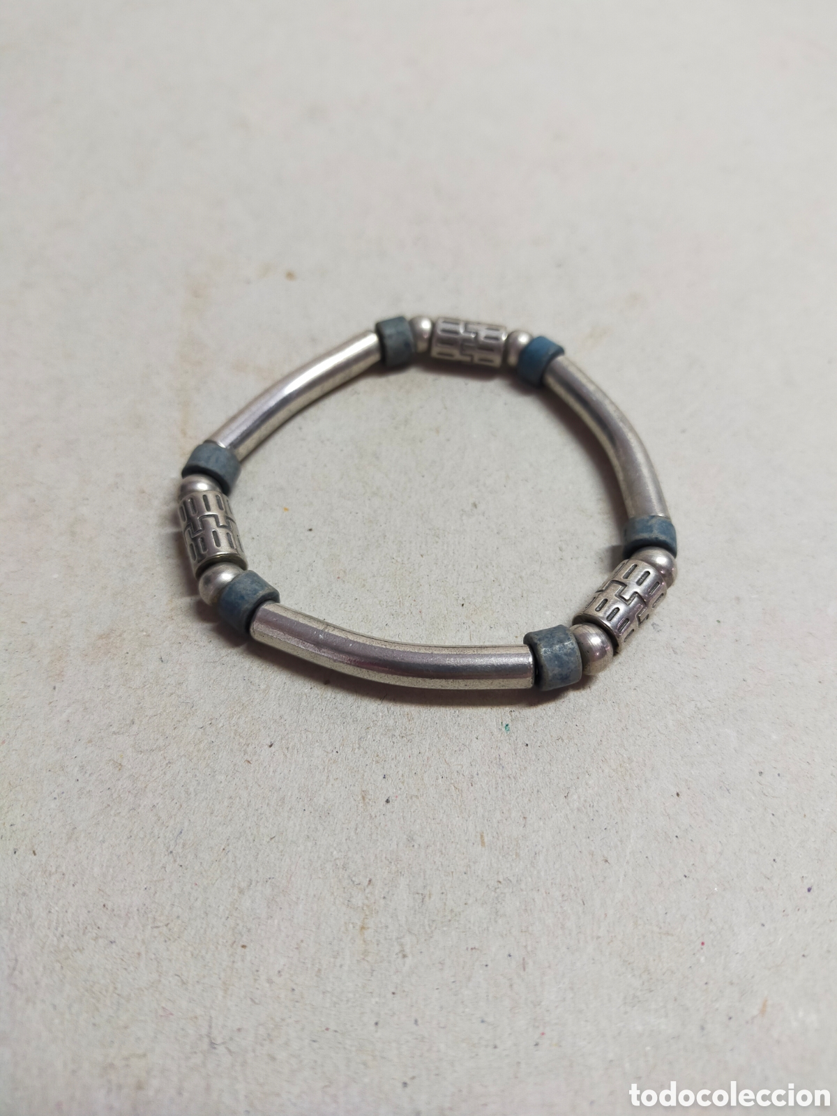 Joyeria: PULSERA DE CUENTAS DE METAL. - Foto 1