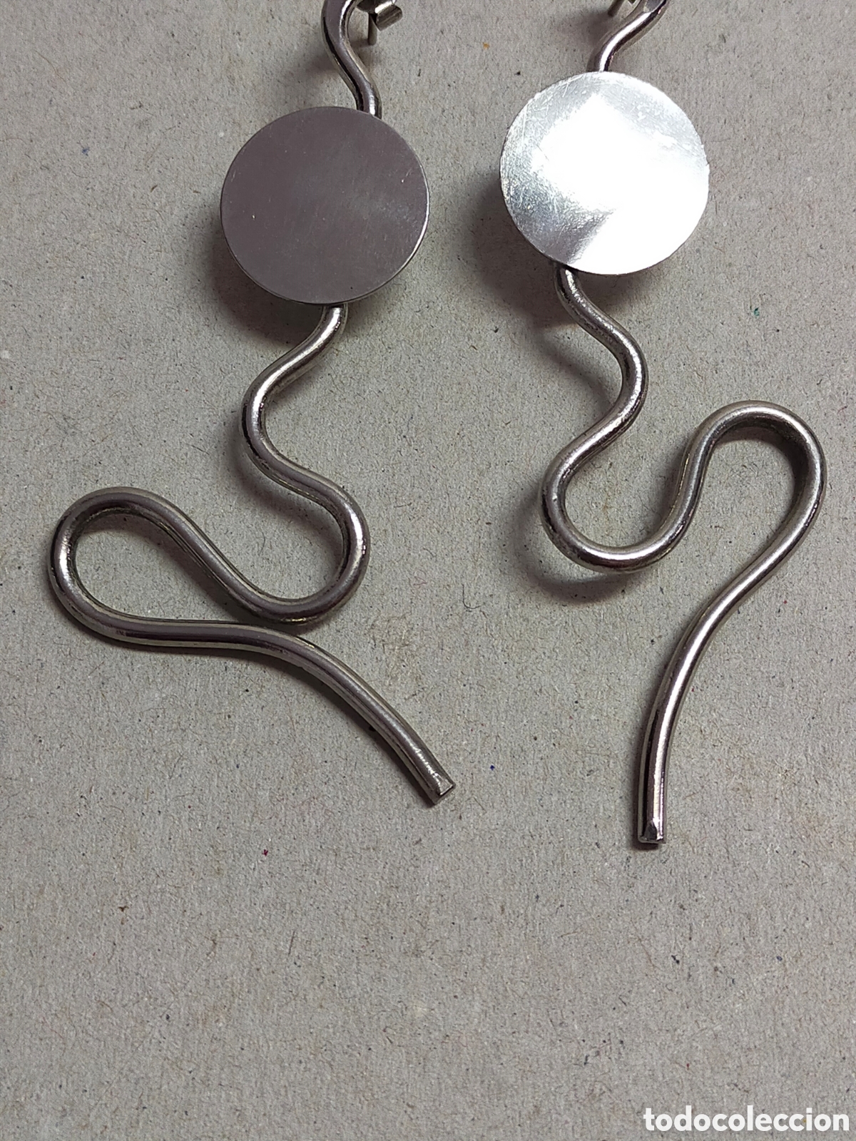 Joyeria: PENDIENTES LARGOS EN METAL. 9 CM. - Foto 4