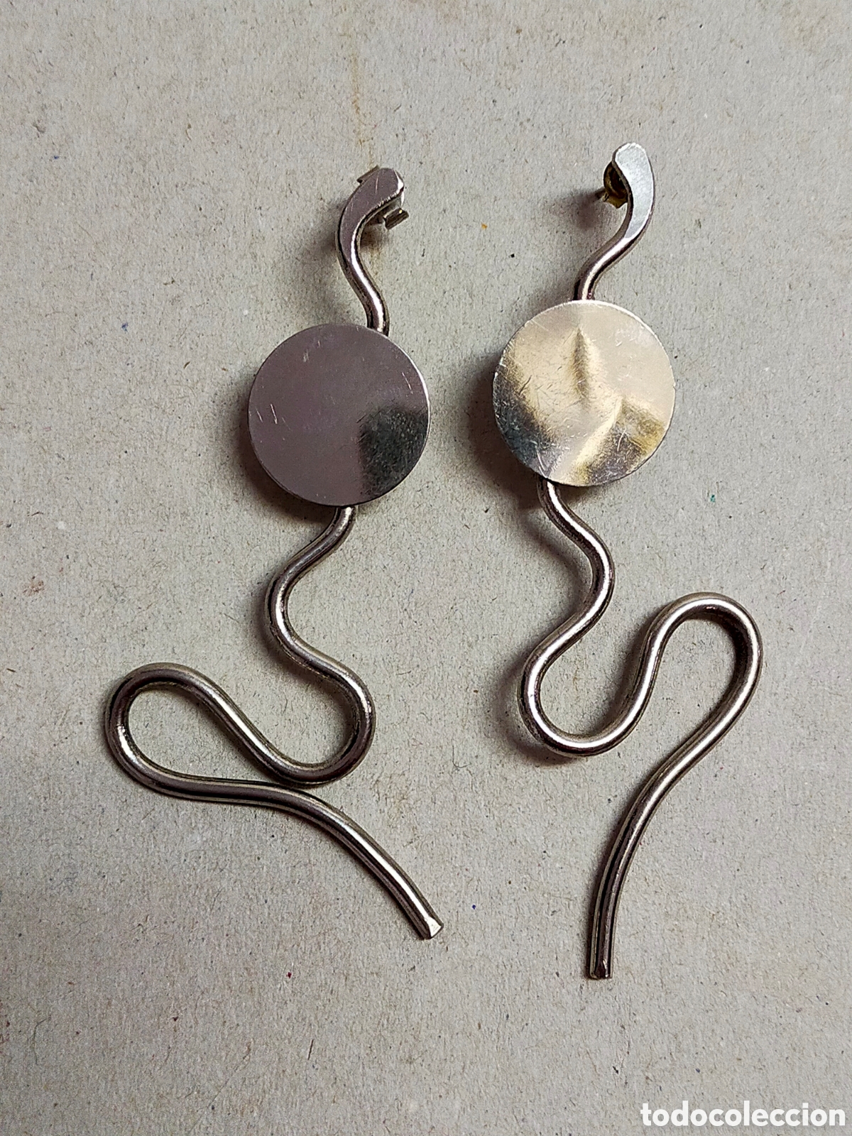 Joyeria: PENDIENTES LARGOS EN METAL. 9 CM. - Foto 5