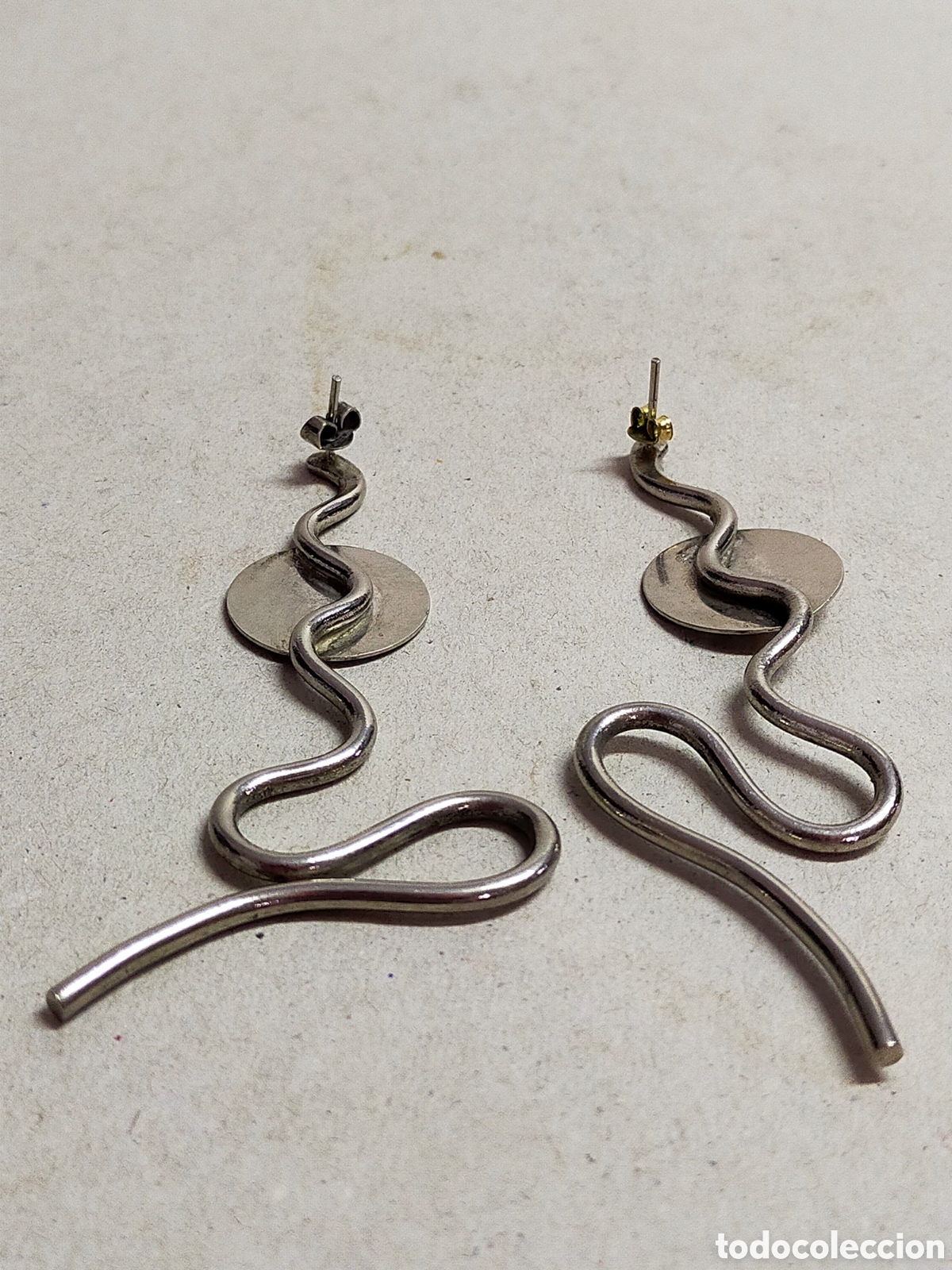 Joyeria: PENDIENTES LARGOS EN METAL. 9 CM. - Foto 7