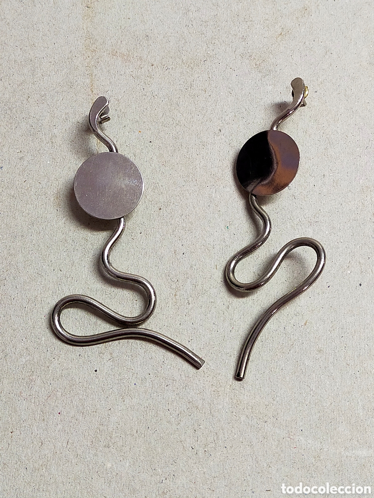 Joyeria: PENDIENTES LARGOS EN METAL. 9 CM. - Foto 8