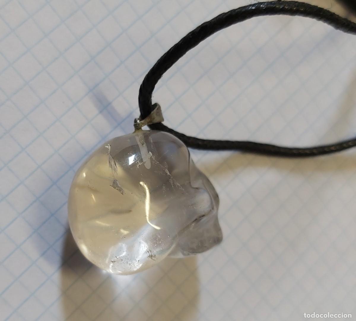 Joyeria: Colgante de calavera de vidrio - Foto 3