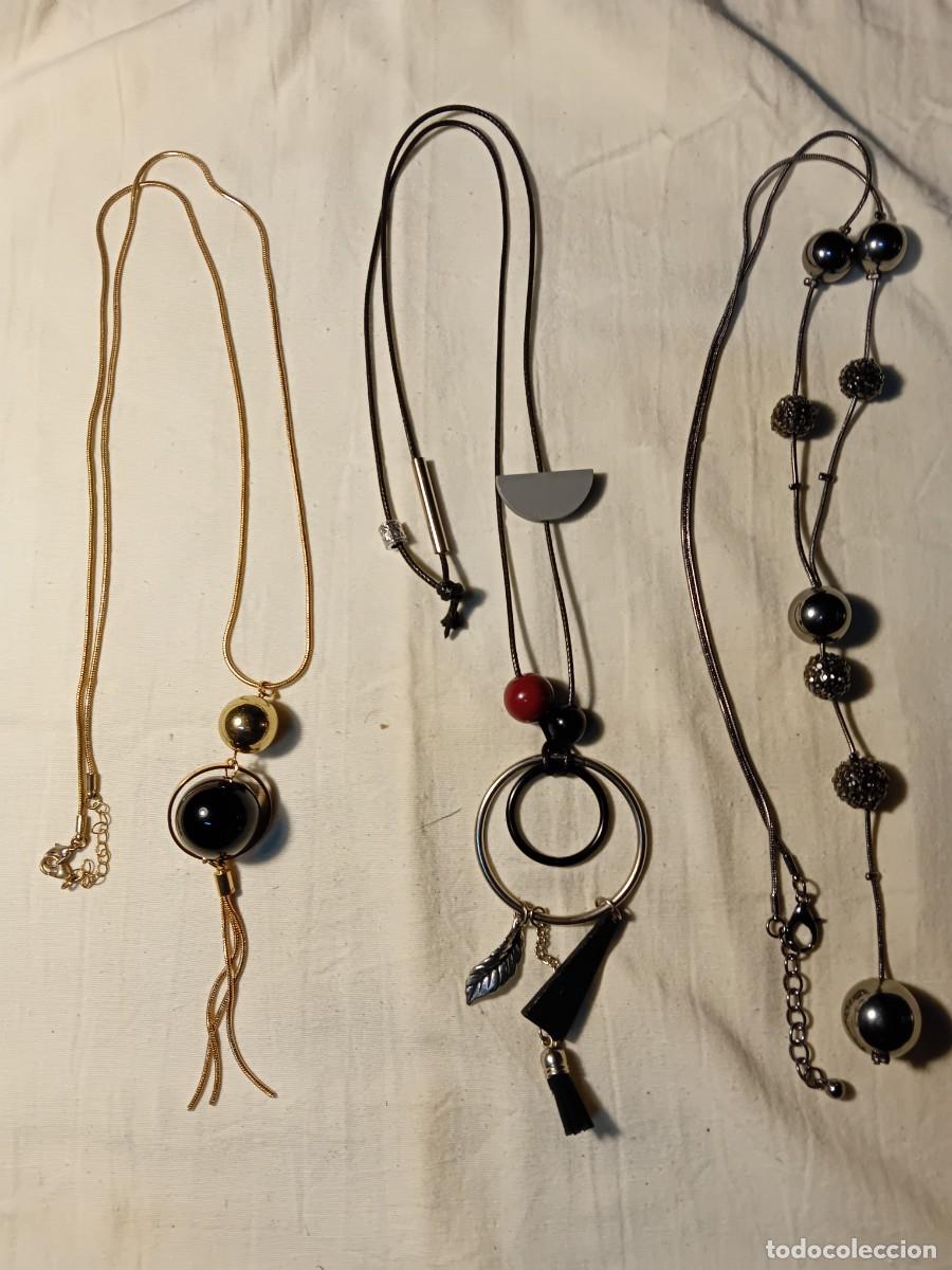 Joyeria: Lote de tres collares de bisuter&iacute;a - Foto 1