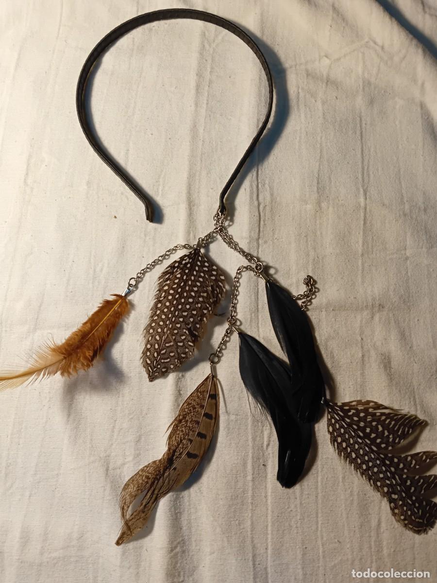 Joyeria: Diadema con colgante de plumas - Foto 1