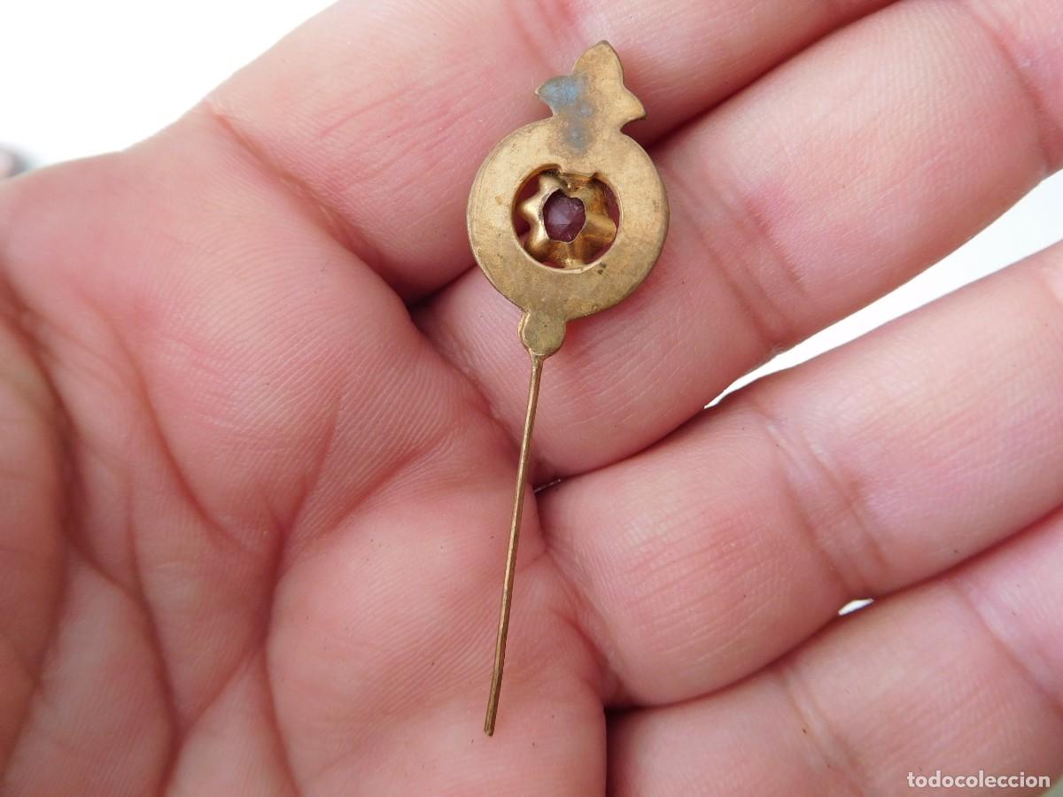 Joyeria: Aguja antigua chapada en oro - Foto 3