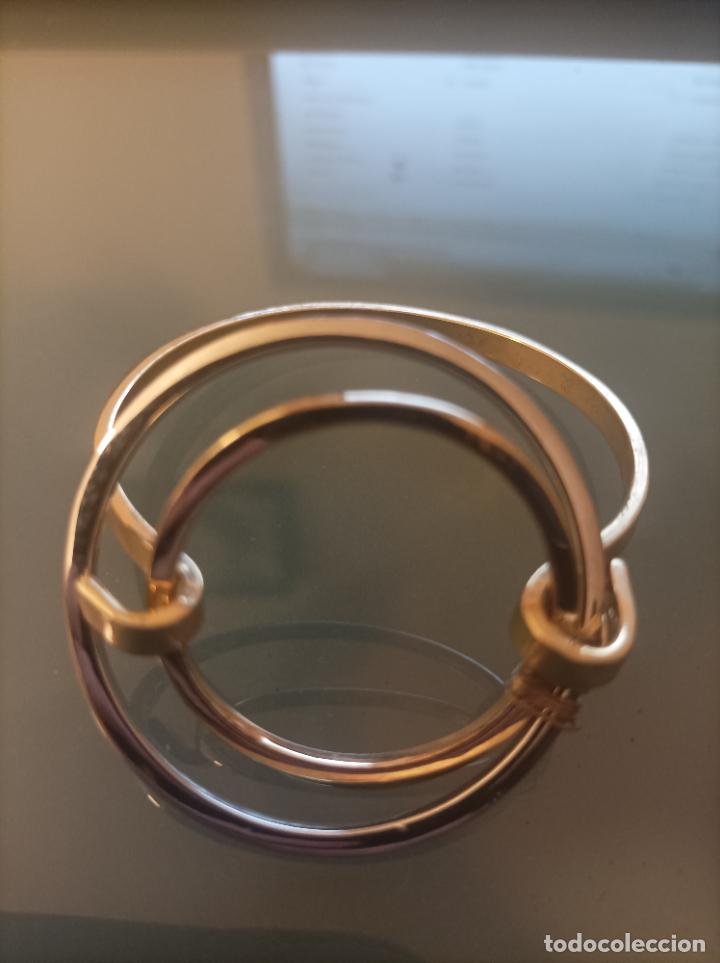 Joyeria: PULSERA PLATEADA Y DORADA DE ADOLFO DOMINGUEZ - Foto 2