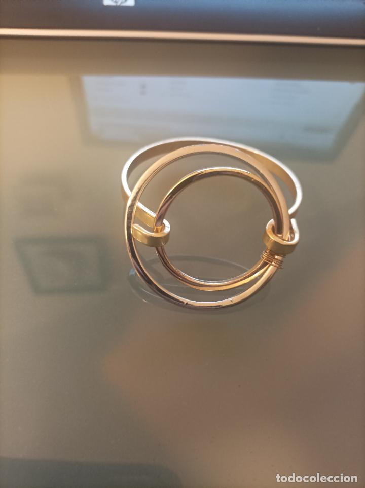 Joyeria: PULSERA PLATEADA Y DORADA DE ADOLFO DOMINGUEZ - Foto 1