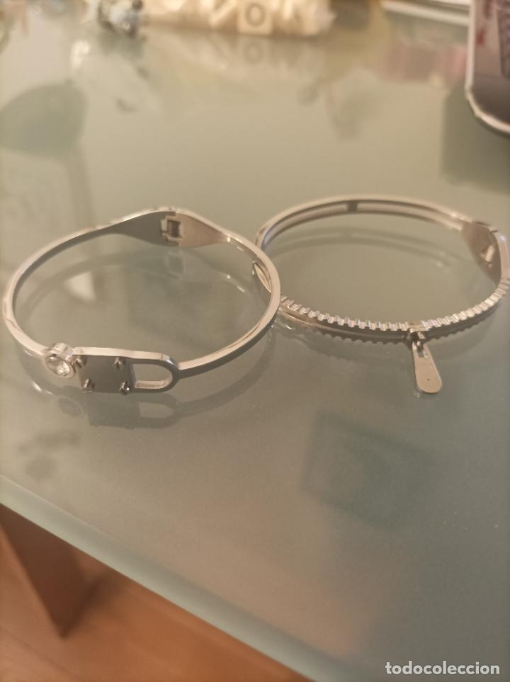 Joyeria: LOTE 2 PULSERAS PLATEADAS - Foto 1