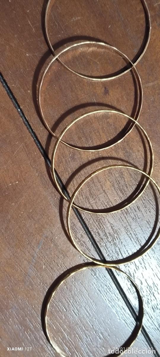 Joyeria: 5 PULSERAS AROS DORADOS - Foto 5