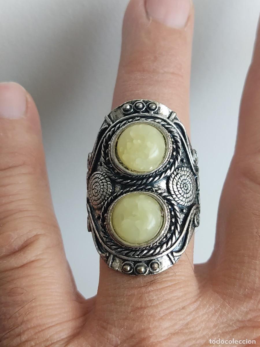 Joyeria: ANILLO DE BISUTER&Iacute;A CON PIEDRA AMARILLA - Foto 4