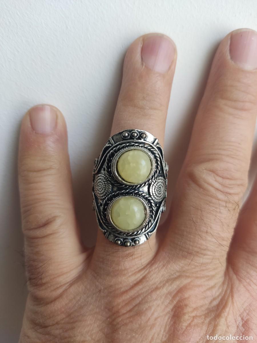 Joyeria: ANILLO DE BISUTER&Iacute;A CON PIEDRA AMARILLA - Foto 1