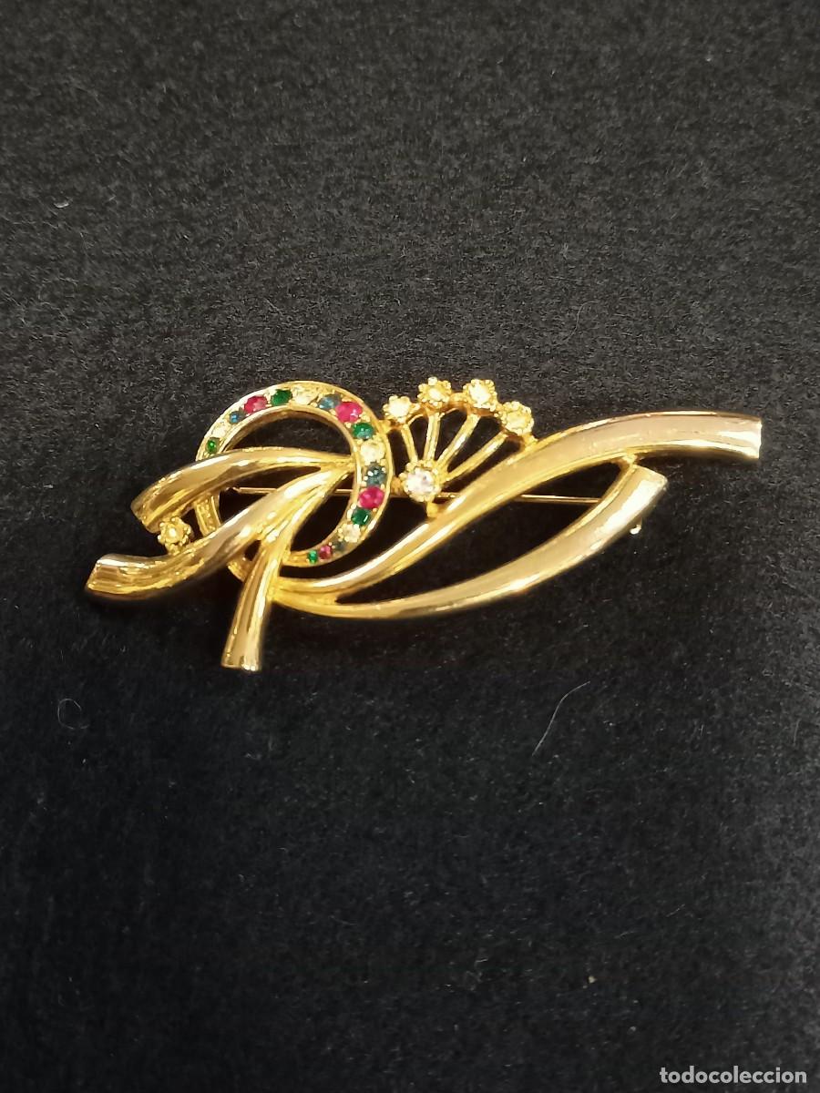 Joyeria: Broche dorado en fantas&iacute;a. REF-4146 - Foto 1