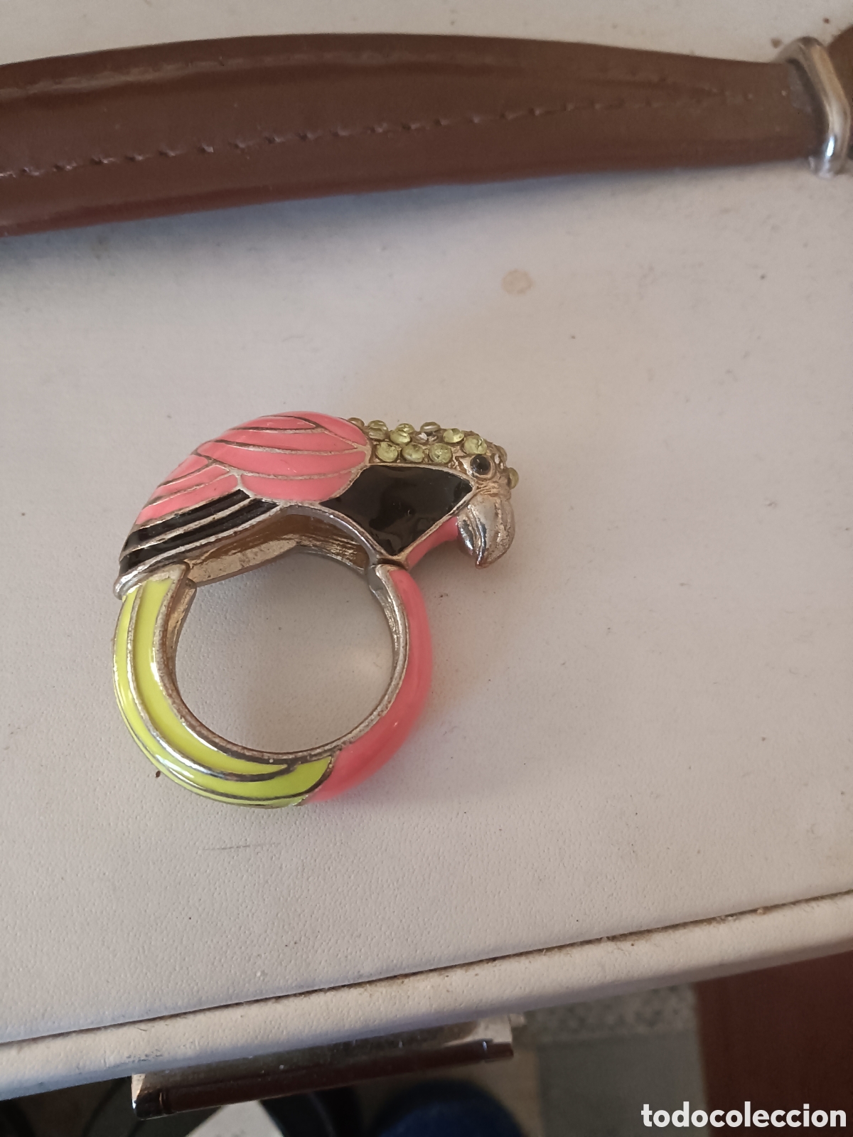 Joyeria: Anillo esmalte loro - Foto 2