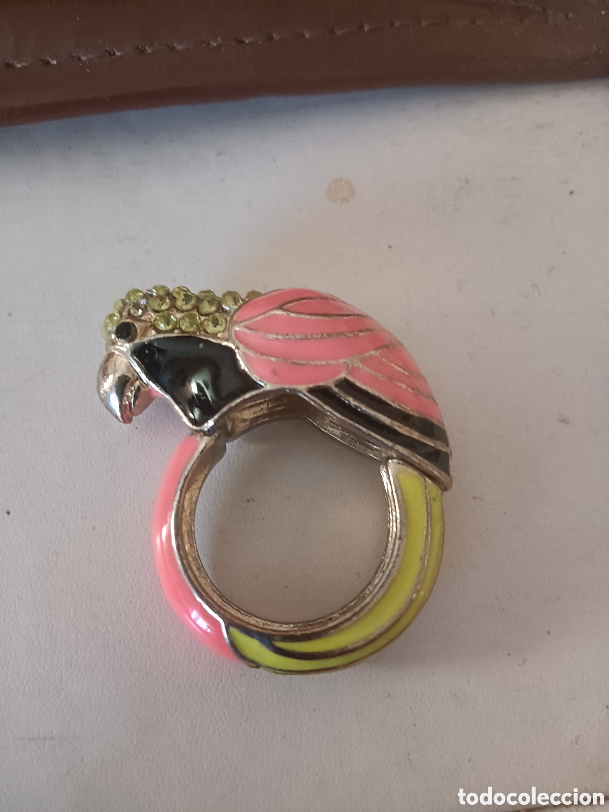 Joyeria: Anillo esmalte loro - Foto 1