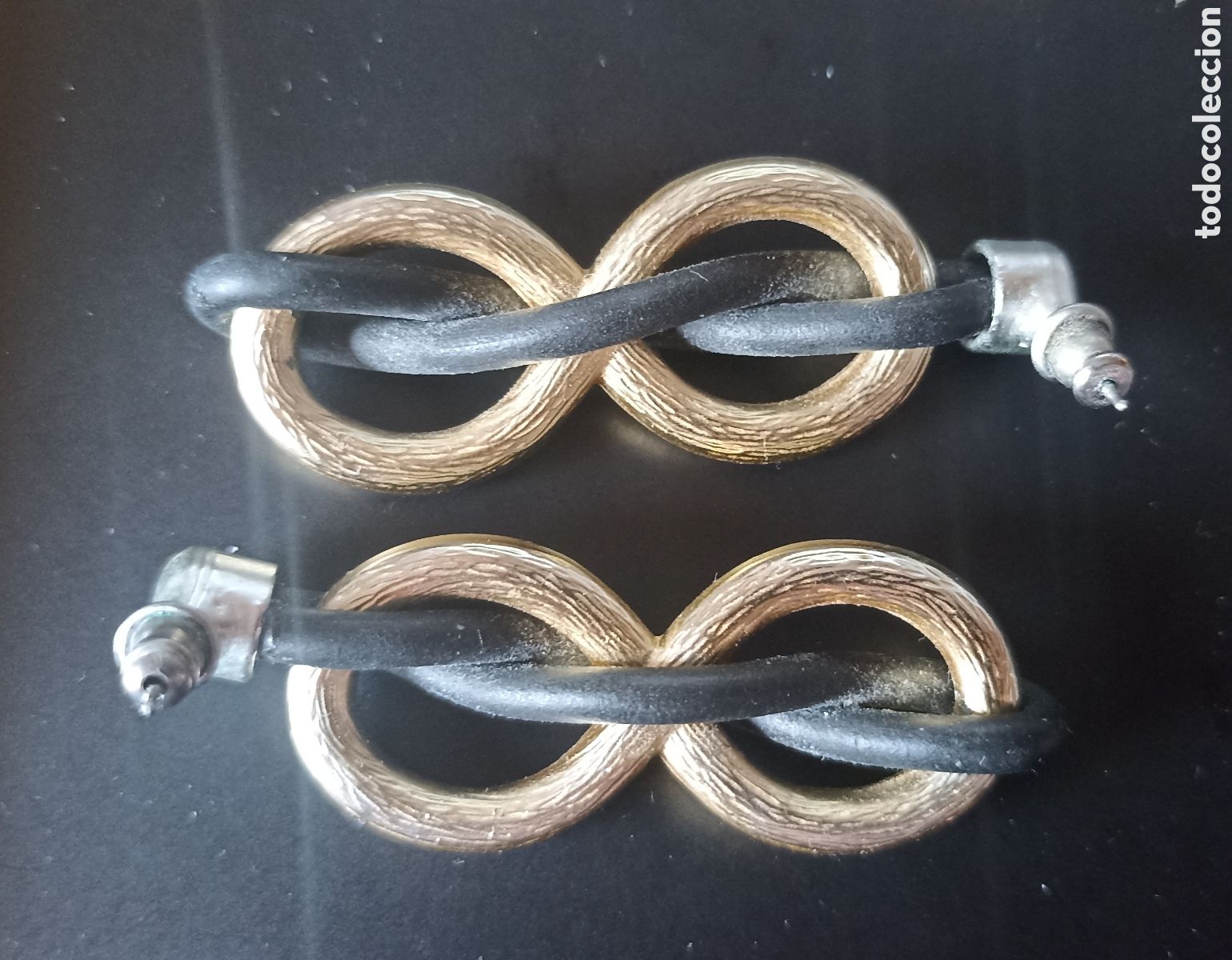 Joyeria: Pendientes infinito r&iacute;gidos de tuerca - Foto 2