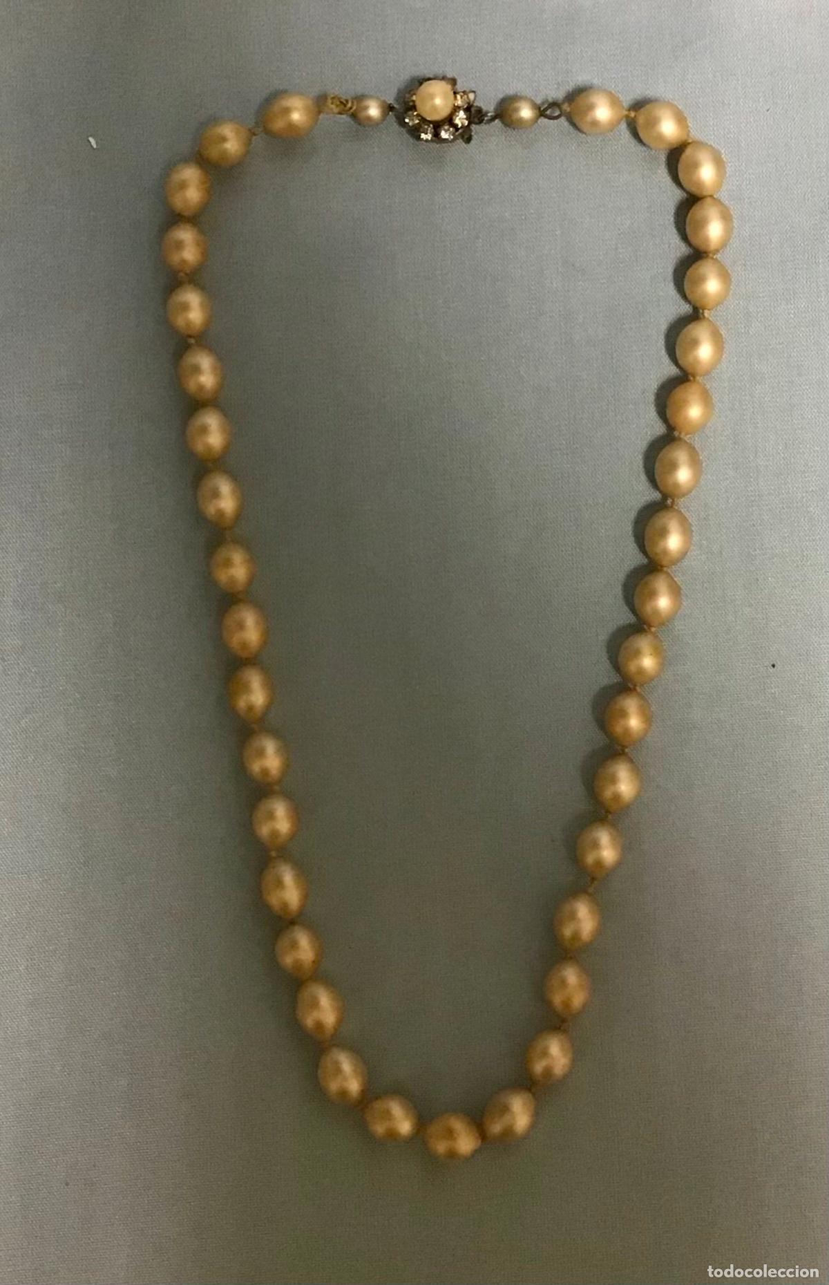 Joyeria: ANTIGUO COLLAR DE PERLAS - Foto 2