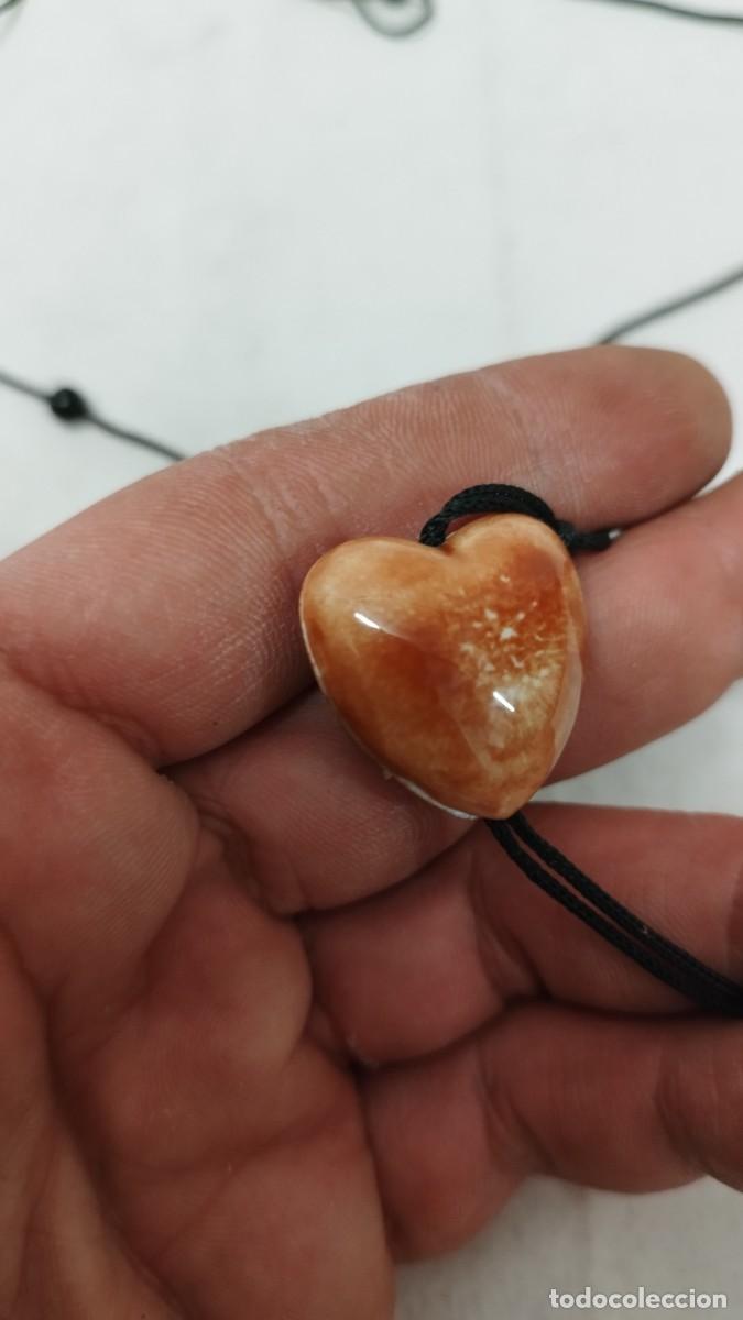 Joyeria: Antiguo collar colgante en forma de coraz&oacute;n. - Foto 6