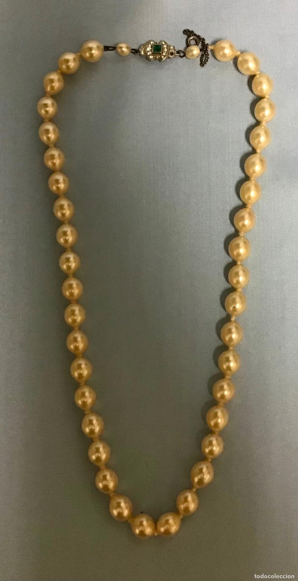 Joyeria: ANTIGUO COLLAR DE PERLAS - Foto 2