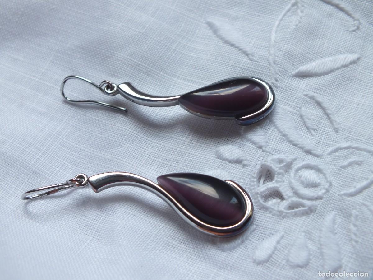Joyeria: PENDIENTES PLATEADOS CON BONITO DISE&Ntilde;O - Foto 2