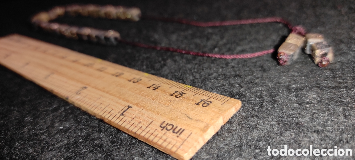 Joyeria: Collar de cubos de madera - Foto 4
