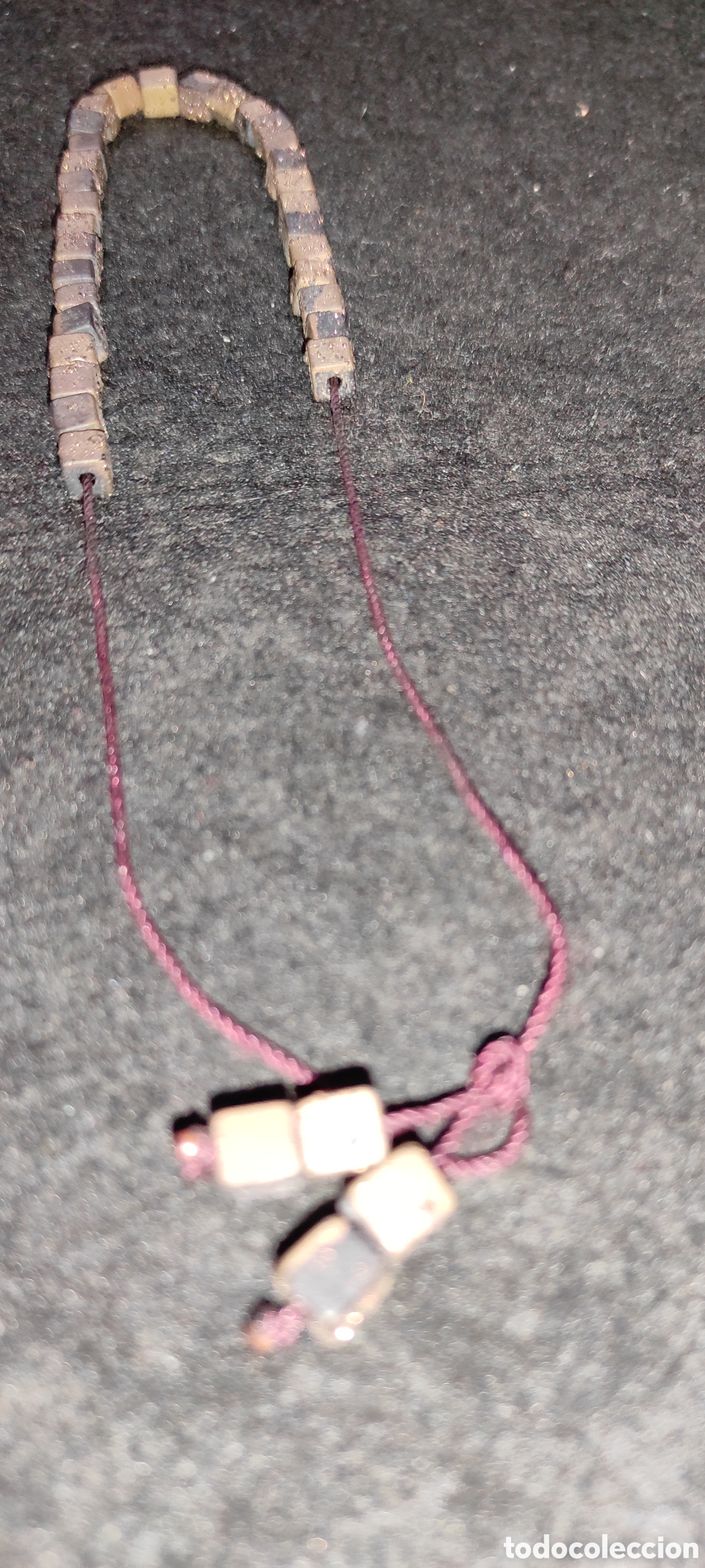 Joyeria: Collar de cubos de madera - Foto 5