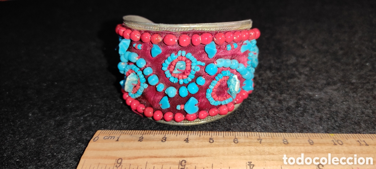 Joyeria: Brazalete metal y turquesa - Foto 2