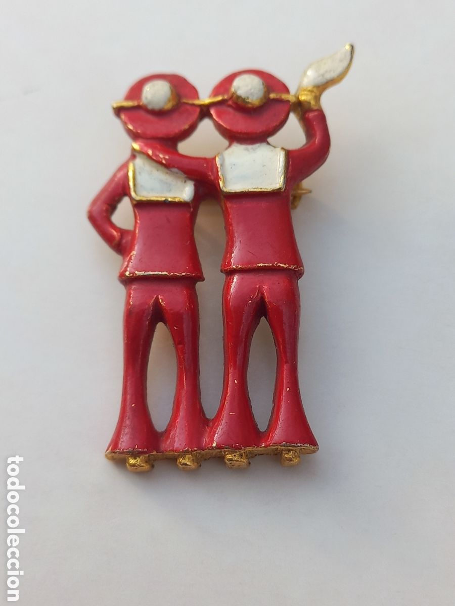 Joyeria: Broche vintage marineros - Foto 1