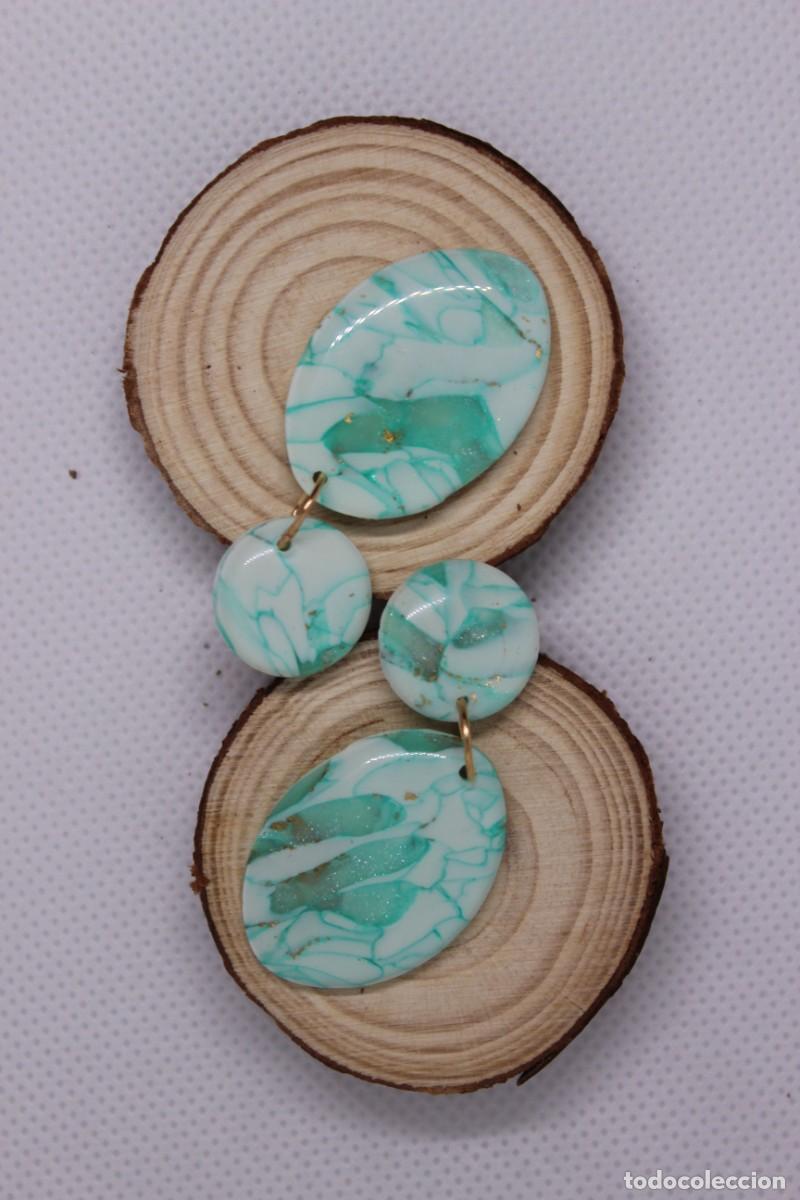 Joyeria: Pendientes verde menta - Foto 3