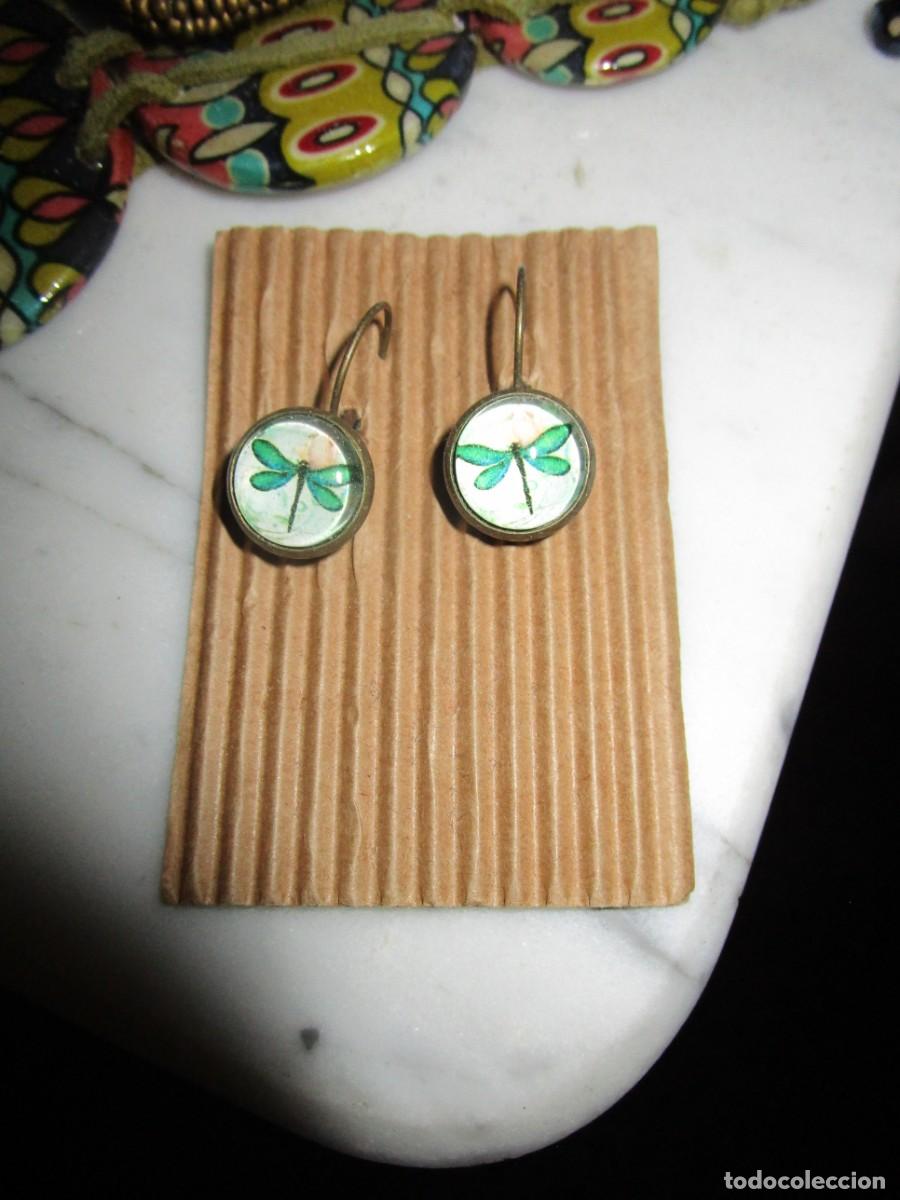 Joyeria: PRECIOSOS PENDIENTES CON UNA LIBELULA. NUEVOS, A ESTRENAR - Foto 2