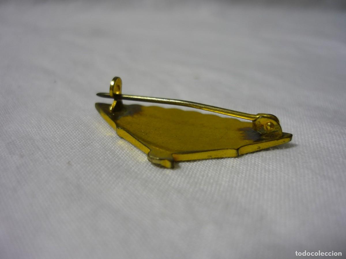 Joyeria: Broche de lat&oacute;n simil damasquinado abanico - Foto 3