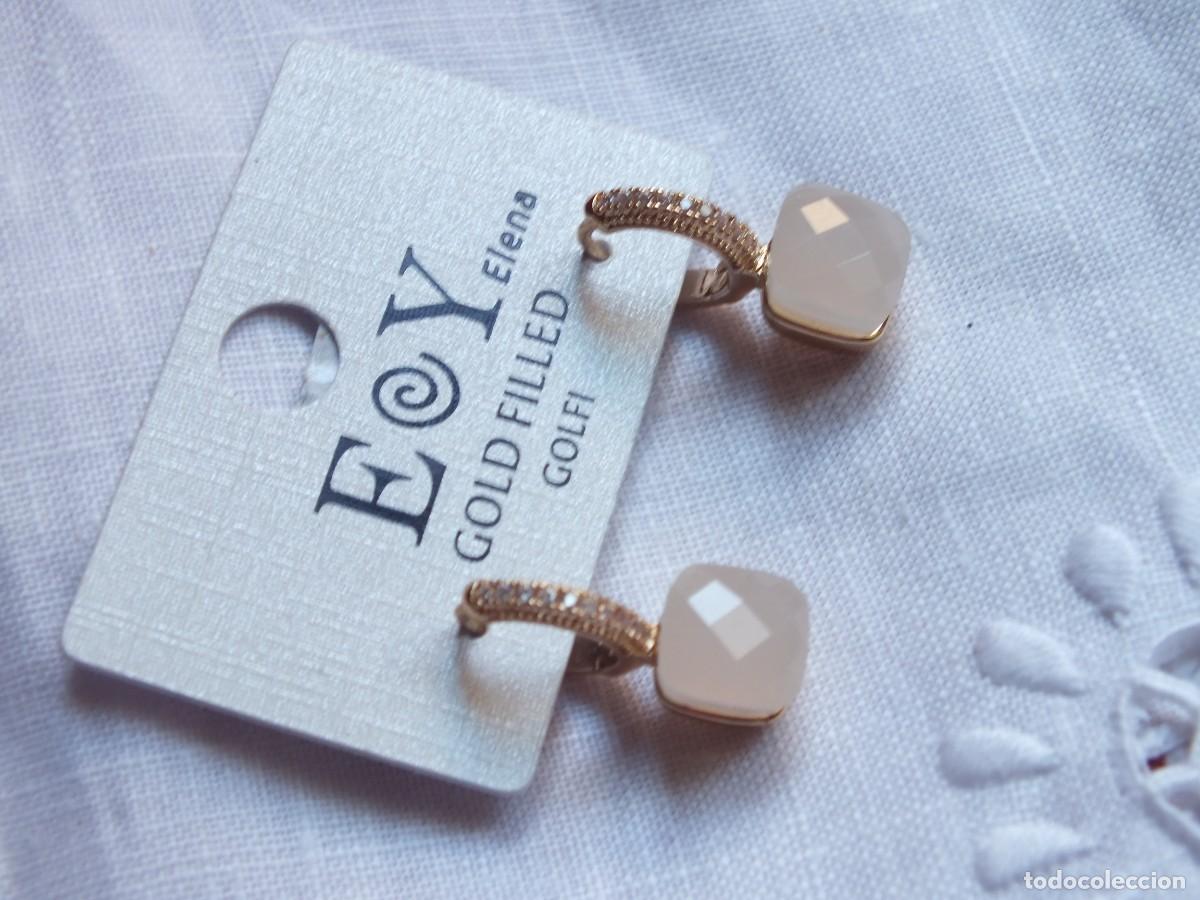 Joyeria: PENDIENTES CHAPADOS CON BRILLANTITOS - Foto 3