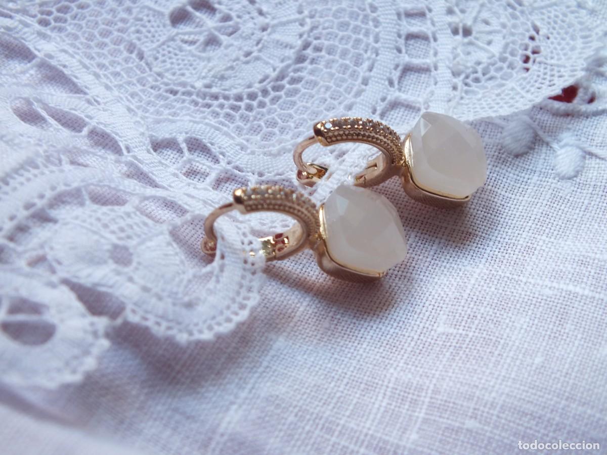 Joyeria: PENDIENTES CHAPADOS CON BRILLANTITOS - Foto 5