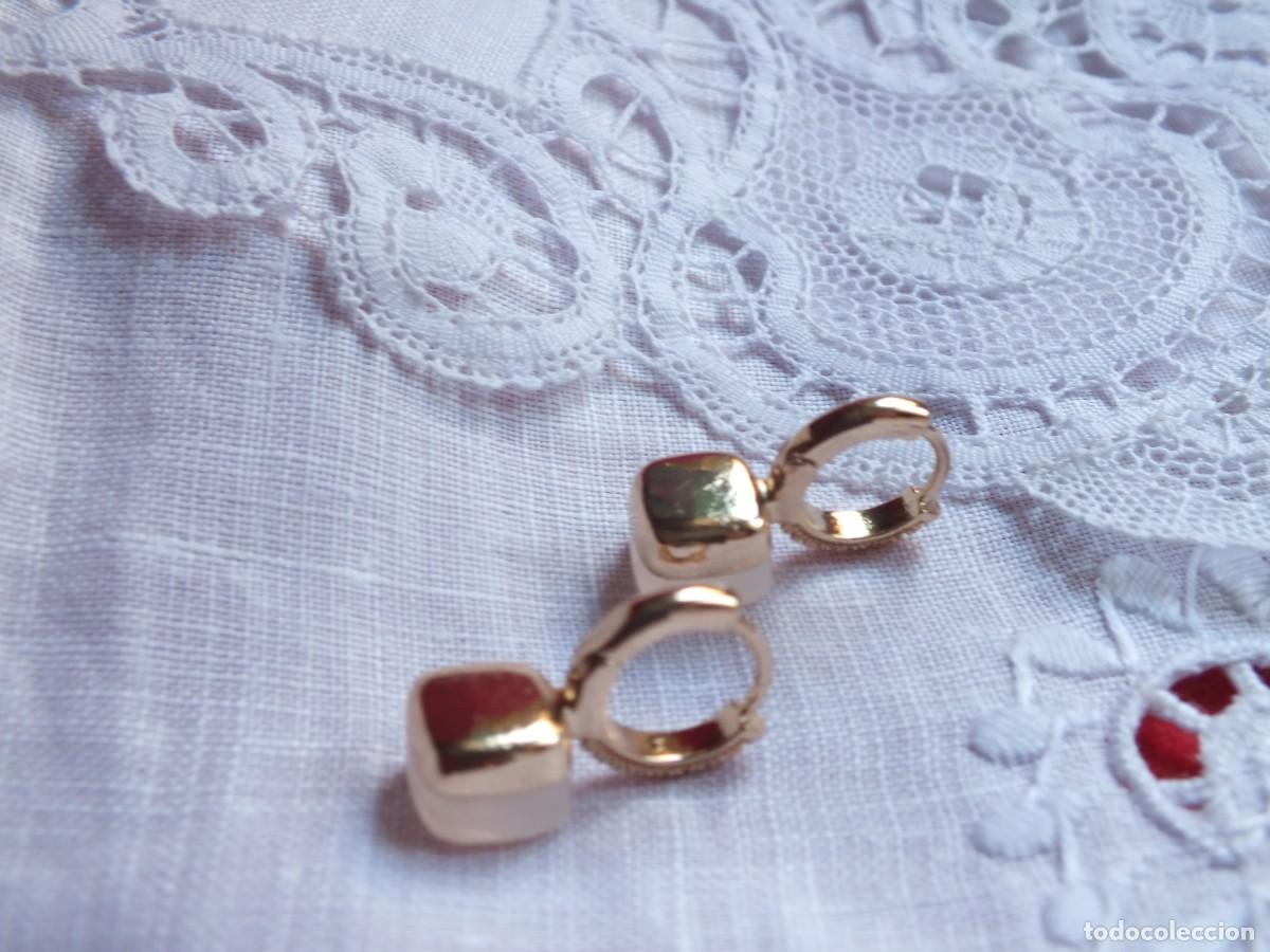 Joyeria: PENDIENTES CHAPADOS CON BRILLANTITOS - Foto 7