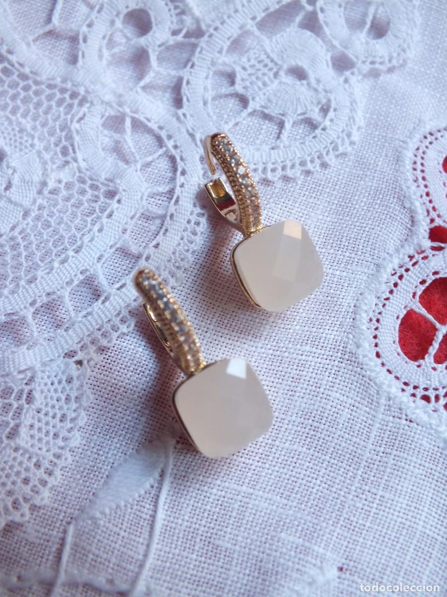 Joyeria: PENDIENTES CHAPADOS CON BRILLANTITOS - Foto 9