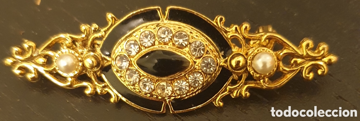 Joyeria: ANTIGUO BROCHE FORMA DE OJO - Foto 1