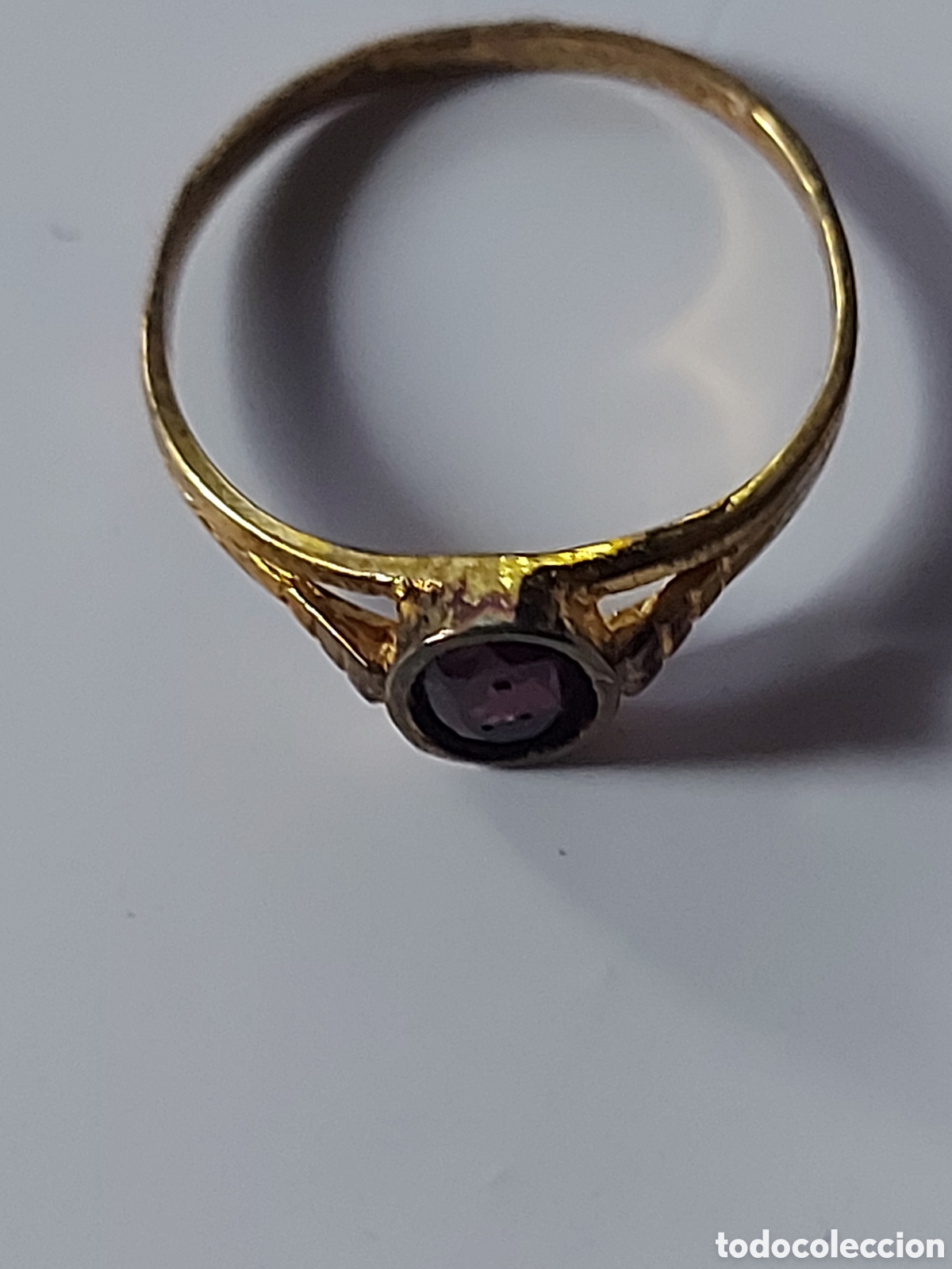Joyeria: ANILLO CON PIEDA EN DORADO - Foto 2