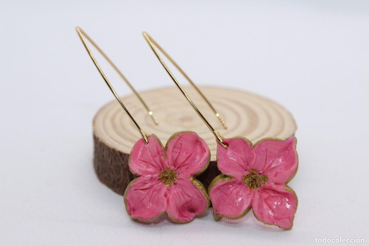 Joyeria: Pendientes colgantes7 de flores - Foto 1